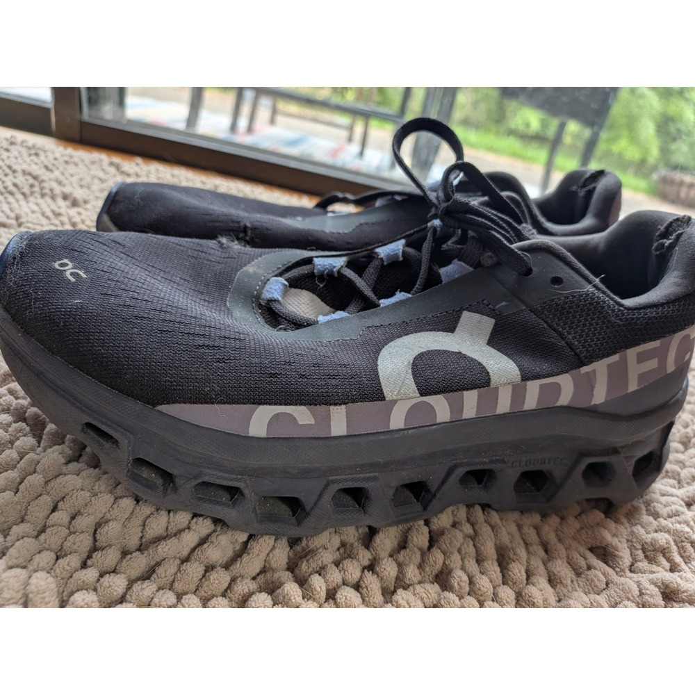 Women's On Cloud Running Shoes Cloudmonster Black W 8.5